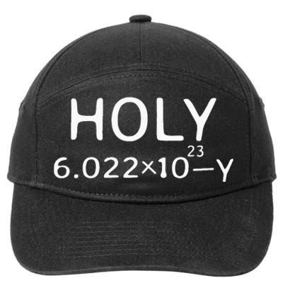 Holy Moley Avogadro Mole Carbon Funny Chemistry 7-Panel Snapback Hat