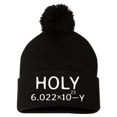 Holy Moley Avogadro Mole Carbon Funny Chemistry Pom Pom 12in Knit Beanie