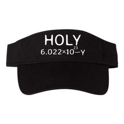 Holy Moley Avogadro Mole Carbon Funny Chemistry Valucap Bio-Washed Visor