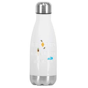 Help More Bees Plant More Trees Clean The Seas Cool Gift Stainless Steel Insulated Water Bottle