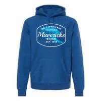 Half Moon Bay Mavericks Beach Surfing Gift Travel Gift Premium Hoodie