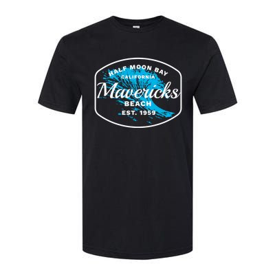 Half Moon Bay Mavericks Beach Surfing Gift Travel Gift Softstyle CVC T-Shirt