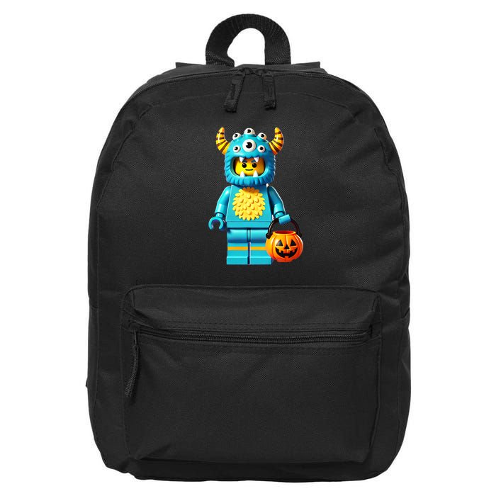 Halloween Master Builder Monster Building Blocks Bricks 16 in Basic Backpack