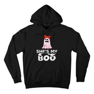 Hes My Boo Husband Wife Couples Matching Halloween Costume Hoodie