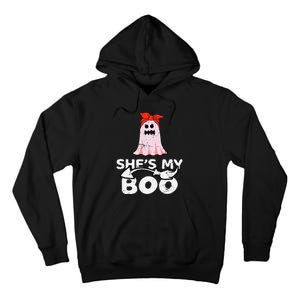 Hes My Boo Husband Wife Couples Matching Halloween Costume Tall Hoodie