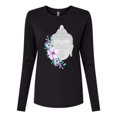 Heavily Meditated Buddha Gift Womens Cotton Relaxed Long Sleeve T-Shirt