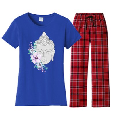 Heavily Meditated Buddha Gift Women's Flannel Pajama Set