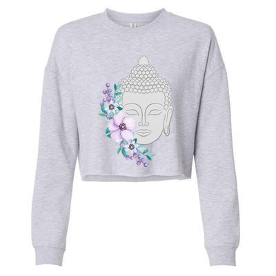 Heavily Meditated Buddha Gift Cropped Pullover Crew