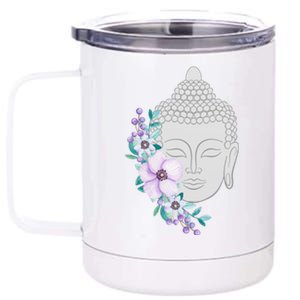 Heavily Meditated Buddha Gift 12 oz Stainless Steel Tumbler Cup