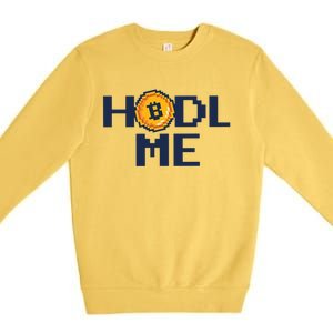 Hold Me Bitcoin Premium Crewneck Sweatshirt