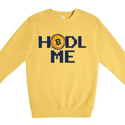 Hold Me Bitcoin Premium Crewneck Sweatshirt