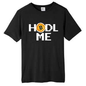 Hold Me Bitcoin Tall Fusion ChromaSoft Performance T-Shirt