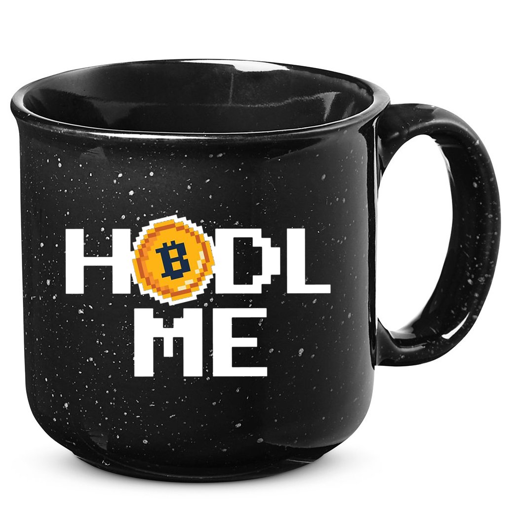 Hold Me Bitcoin 15oz Campfire Ceramic Mug