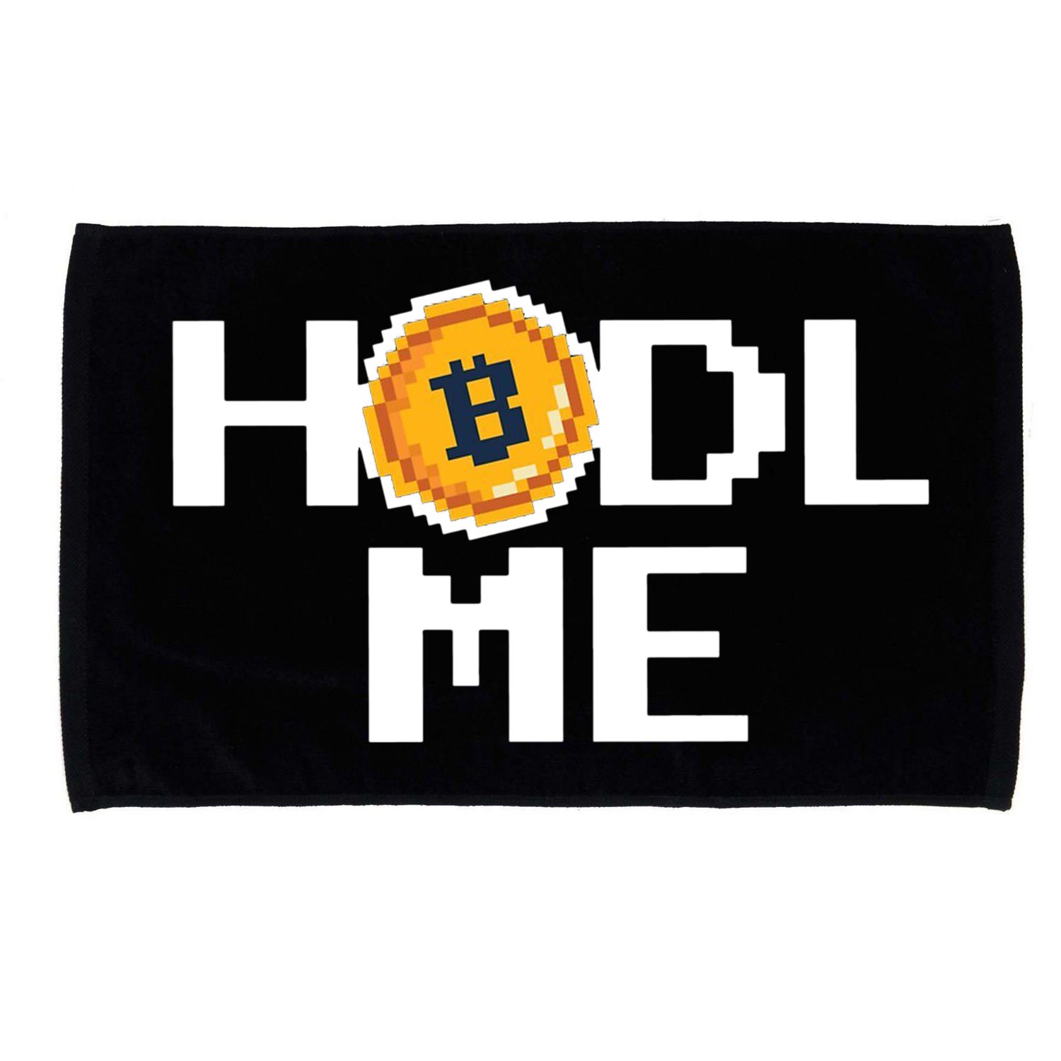 Hold Me Bitcoin Microfiber Hand Towel