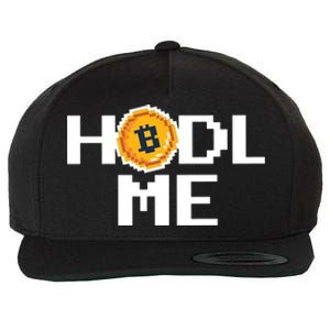 Hold Me Bitcoin Wool Snapback Cap