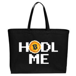 Hold Me Bitcoin Cotton Canvas Jumbo Tote