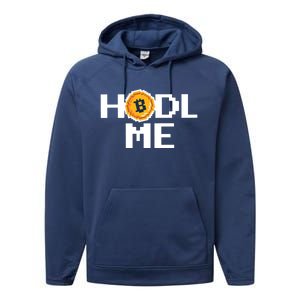 Hold Me Bitcoin Performance Fleece Hoodie