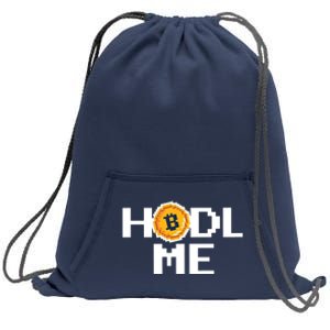 Hold Me Bitcoin Sweatshirt Cinch Pack Bag