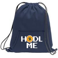 Hold Me Bitcoin Sweatshirt Cinch Pack Bag