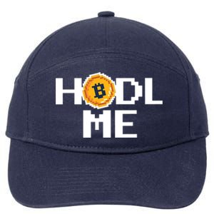 Hold Me Bitcoin 7-Panel Snapback Hat