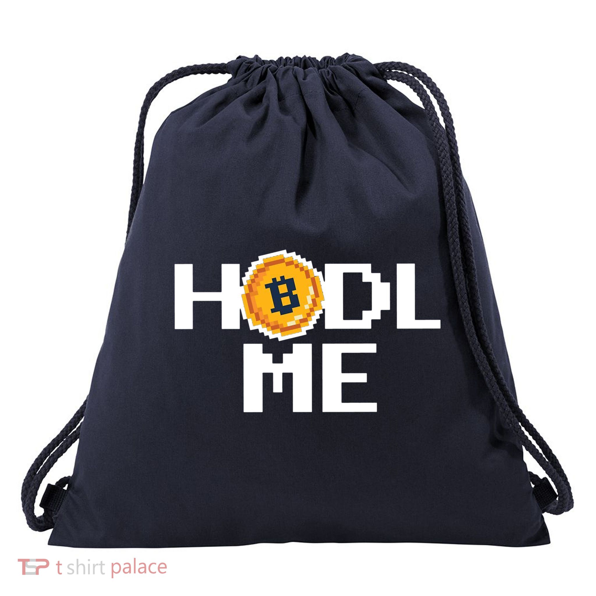 Hold Me Bitcoin Drawstring Bag
