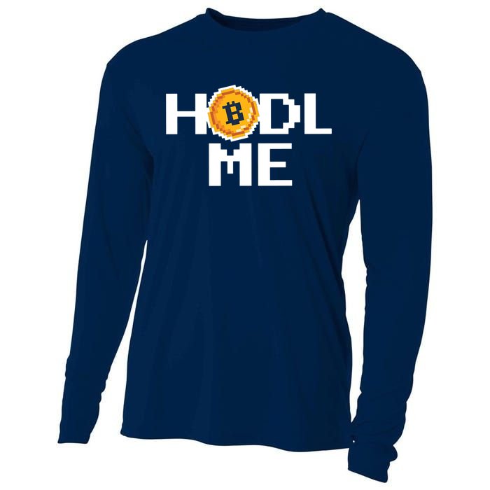 Hold Me Bitcoin Cooling Performance Long Sleeve Crew