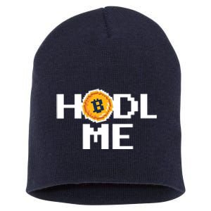 Hold Me Bitcoin Short Acrylic Beanie