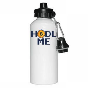 Hold Me Bitcoin Aluminum Water Bottle