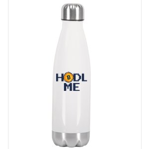 Hold Me Bitcoin Stainless Steel Insulated Water Bottle