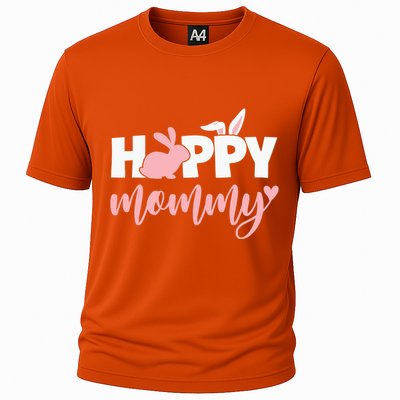 Happy Mommy Bunny Cute Holiday Cooling Performance Crew T-Shirt