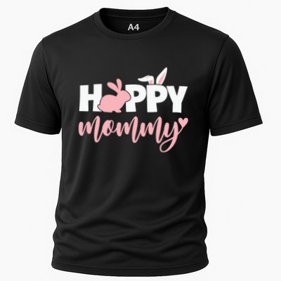 Happy Mommy Bunny Cute Holiday Cooling Performance Crew T-Shirt