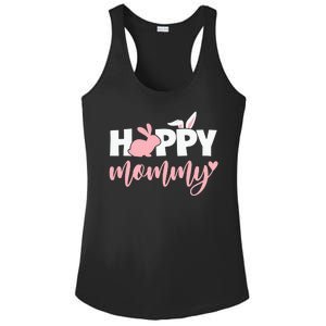 Happy Mommy Bunny Cute Holiday Ladies PosiCharge Competitor Racerback Tank