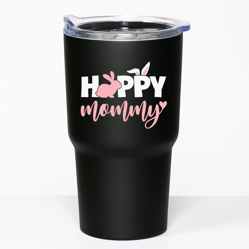 Happy Mommy Bunny Cute Holiday Tumbler
