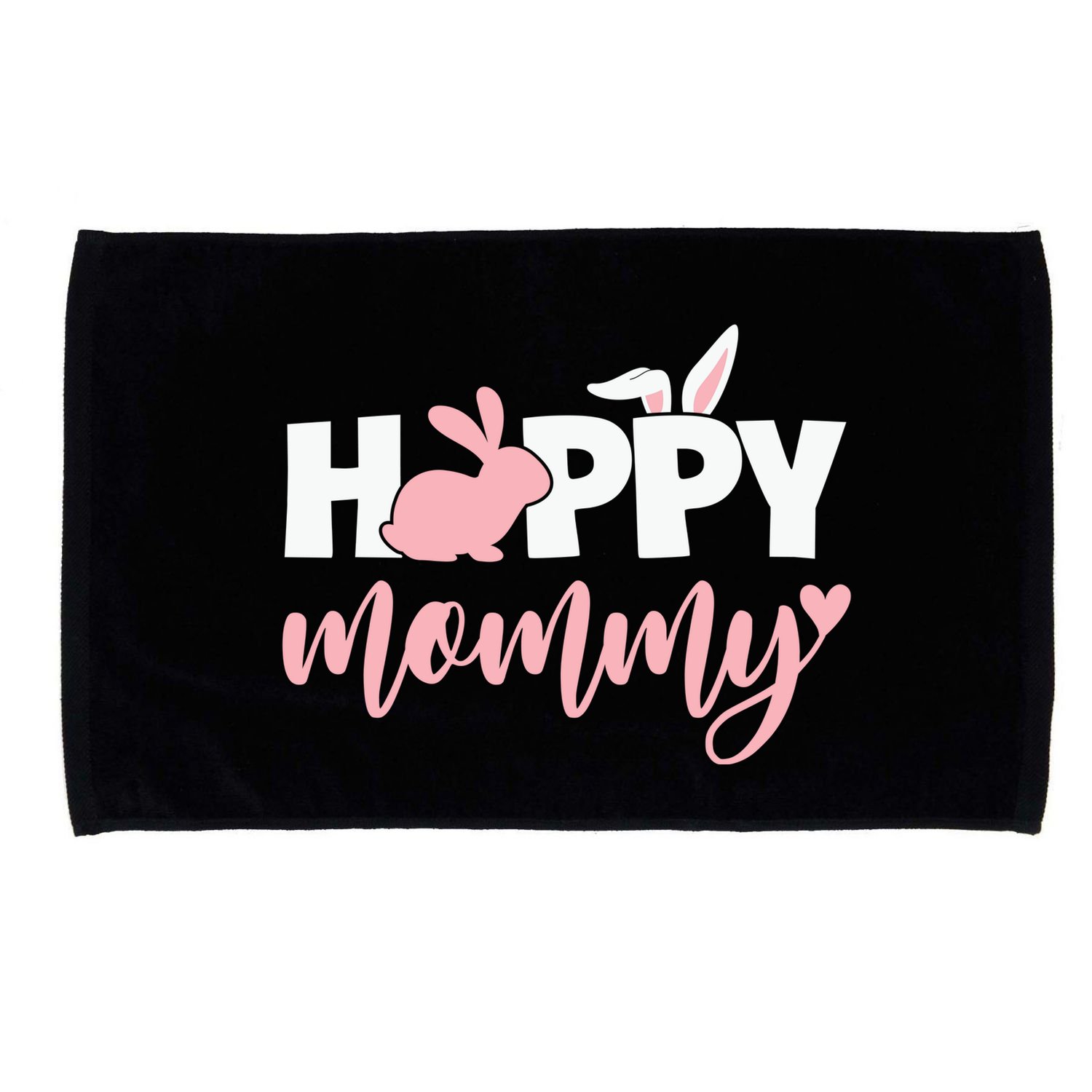 Happy Mommy Bunny Cute Holiday Microfiber Hand Towel
