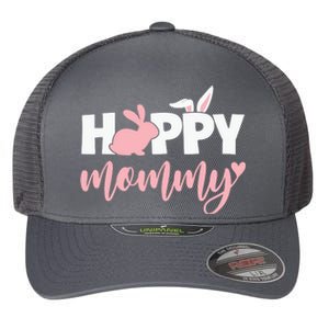 Happy Mommy Bunny Cute Holiday Flexfit Unipanel Trucker Cap