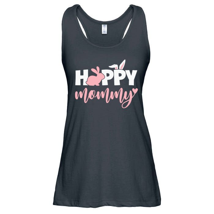 Happy Mommy Bunny Cute Holiday Ladies Essential Flowy Tank