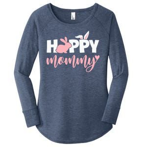 Happy Mommy Bunny Cute Holiday Women's Perfect Tri Tunic Long Sleeve Shirt