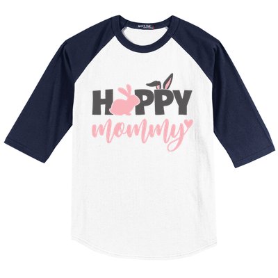 Happy Mommy Bunny Cute Holiday Baseball Sleeve Shirt