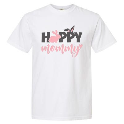 Happy Mommy Bunny Cute Holiday Garment-Dyed Heavyweight T-Shirt