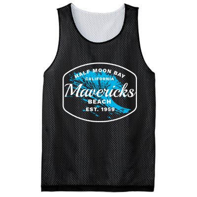 Half Moon Bay Mavericks Beach Surfing Gift Travel Gift Mesh Reversible Basketball Jersey Tank
