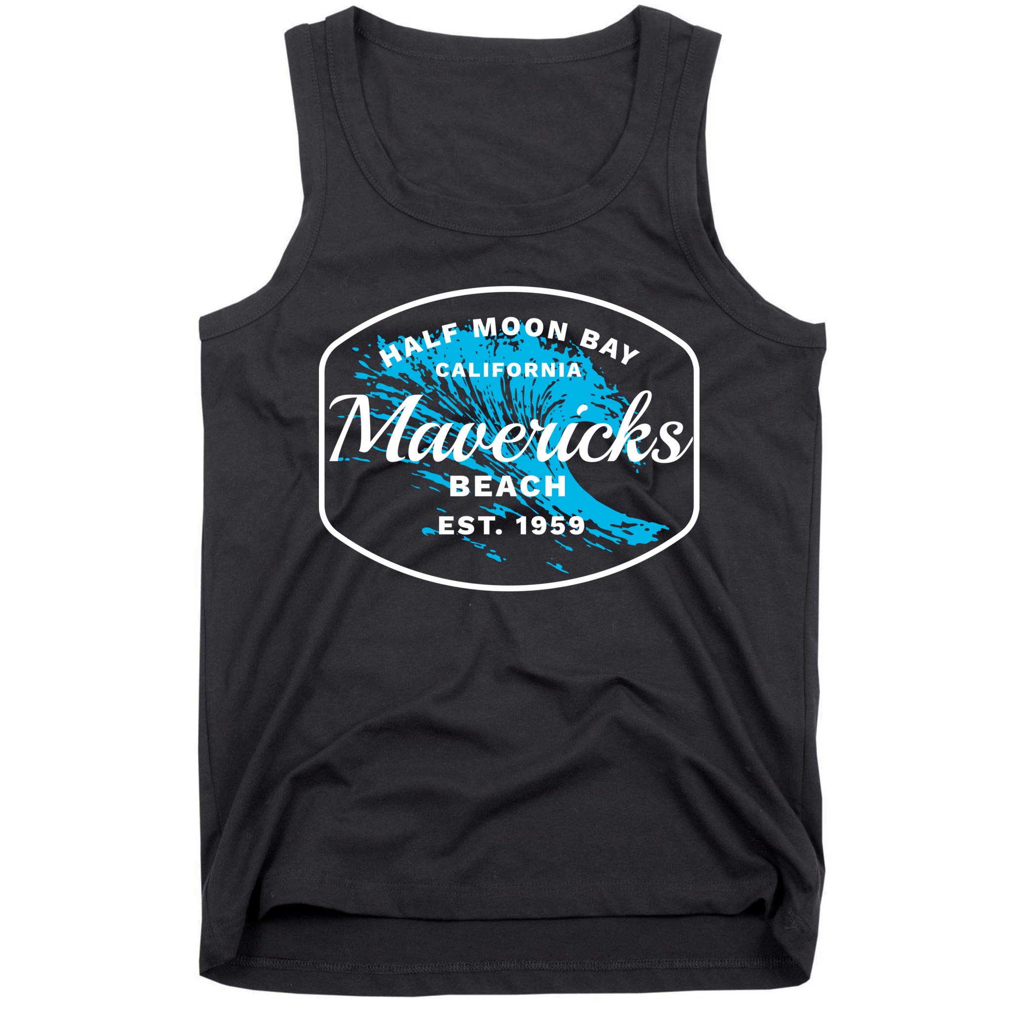Half Moon Bay Mavericks Beach Surfing Gift Travel Gift Tank Top