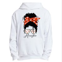 Houstion Messy Bun Souvenir I Love Houstion Women Urban Pullover Hoodie