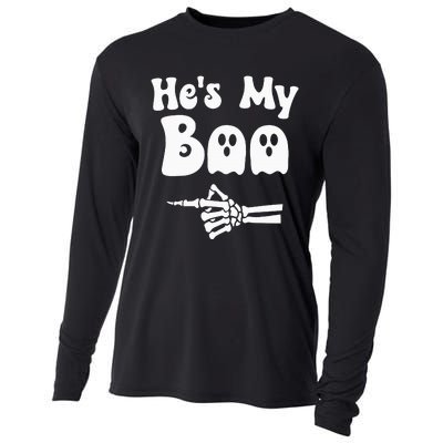 HeS My Boo Matching Halloween Pajama Couples HeS My Boo Cooling Performance Long Sleeve Crew