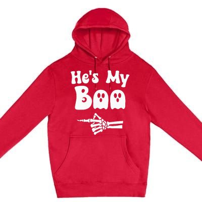 HeS My Boo Matching Halloween Pajama Couples HeS My Boo Premium Pullover Hoodie