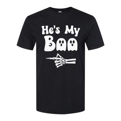 HeS My Boo Matching Halloween Pajama Couples HeS My Boo Softstyle CVC T-Shirt