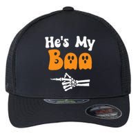 HeS My Boo Matching Halloween Pajama Couples HeS My Boo Flexfit Unipanel Trucker Cap