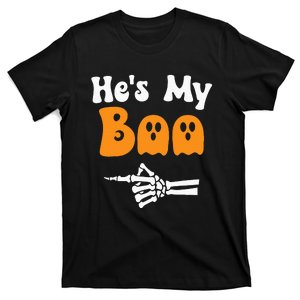 HeS My Boo Matching Halloween Pajama Couples HeS My Boo T-Shirt