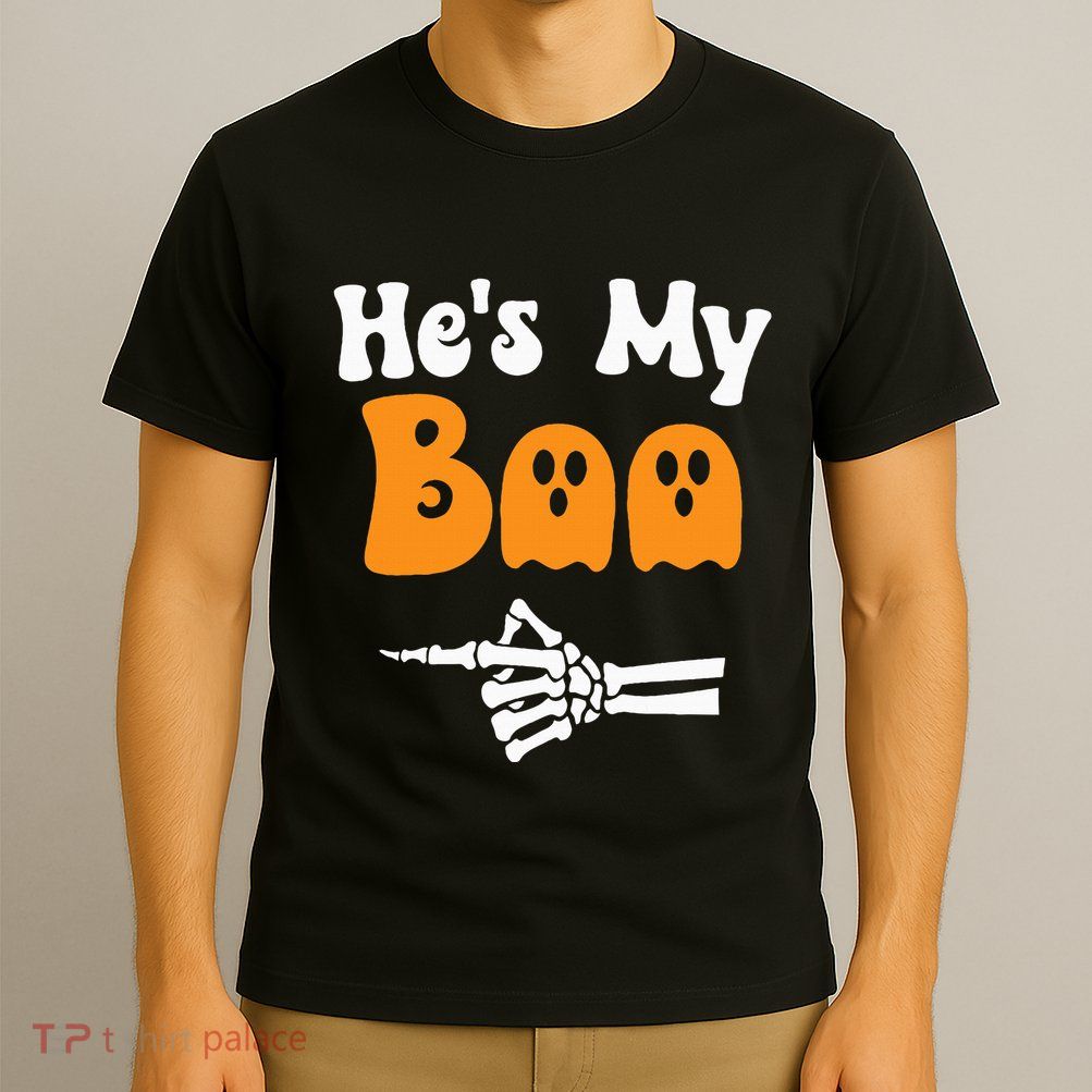 HeS My Boo Matching Halloween Pajama Couples HeS My Boo T-Shirt