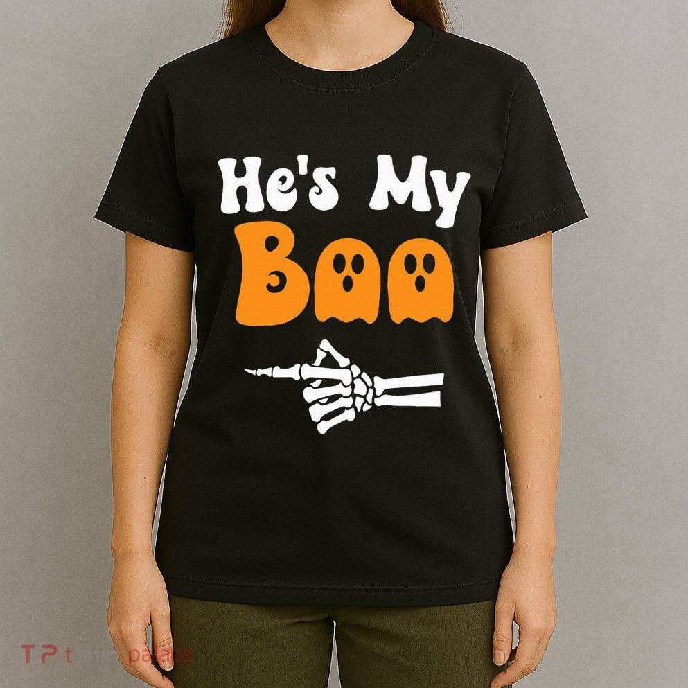 HeS My Boo Matching Halloween Pajama Couples HeS My Boo T-Shirt