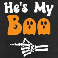 HeS My Boo Matching Halloween Pajama Couples HeS My Boo Adult Drive Performance Visor